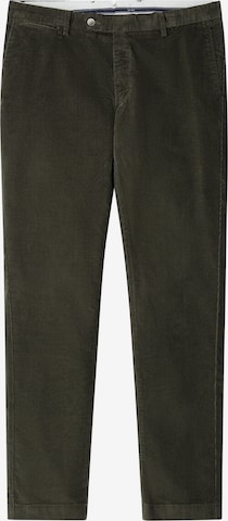 Hackett London Обычный Брюки-чинос в Зеленый: спереди