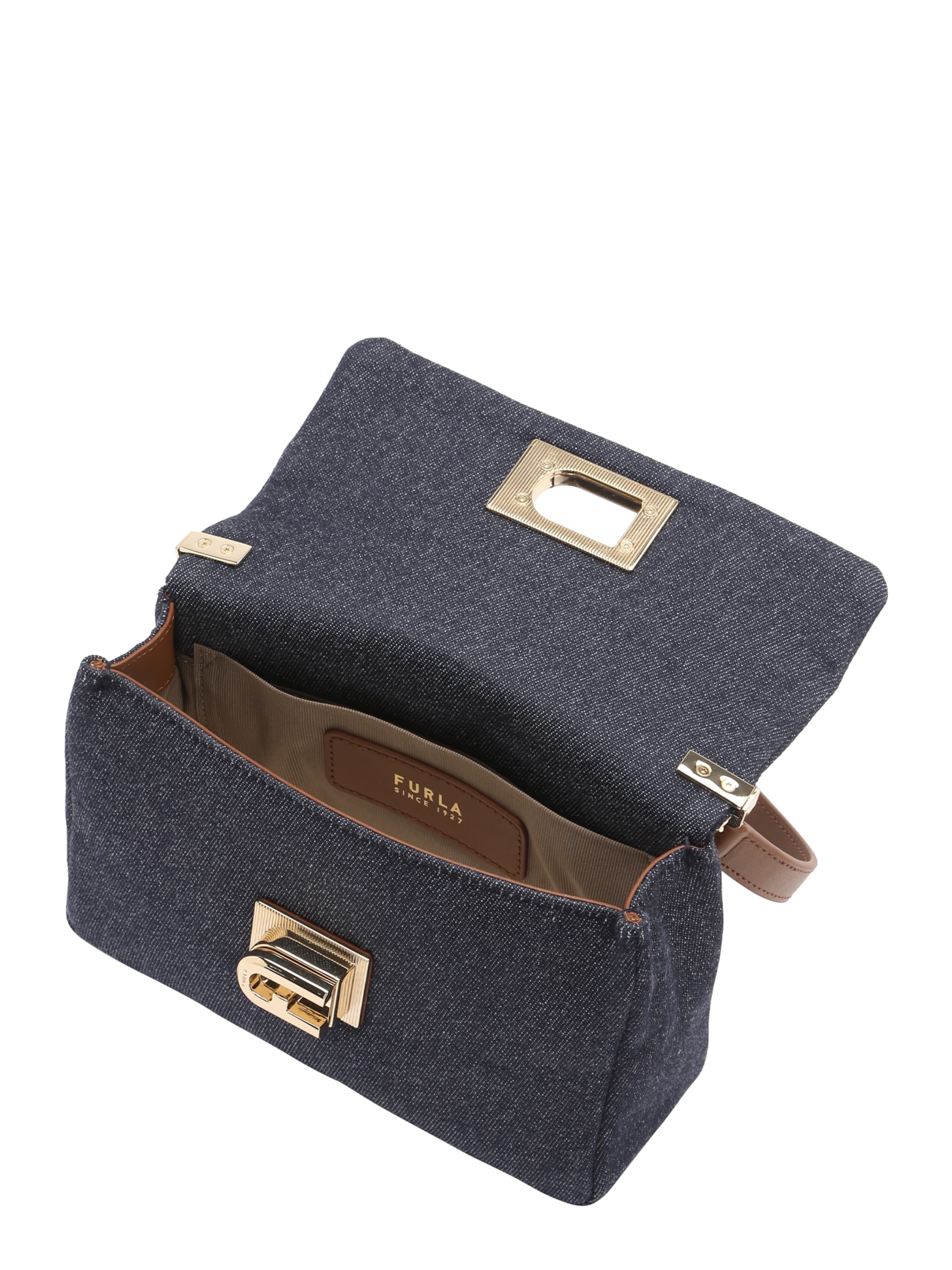 FURLA Чанта с презрамки в синьо