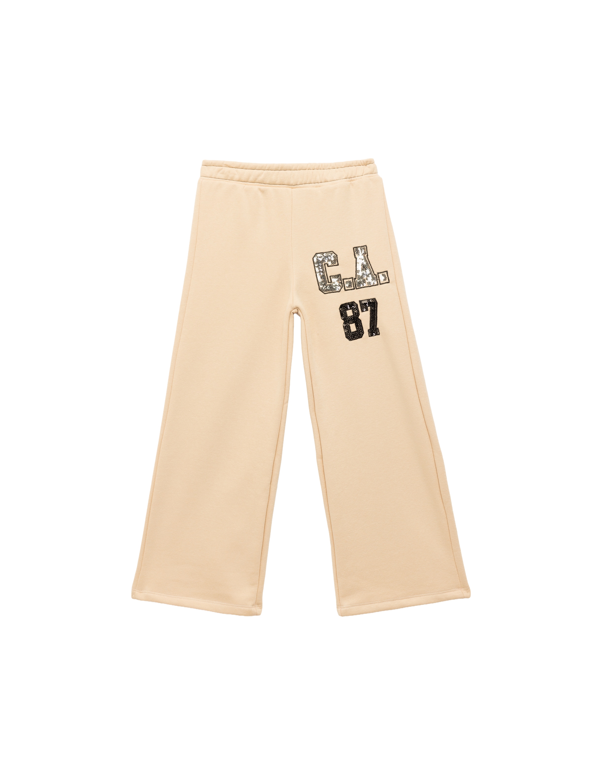 Koton Wide leg Trousers in Beige: front