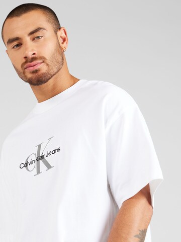 Tricou 'Archival' de la Calvin Klein Jeans pe alb