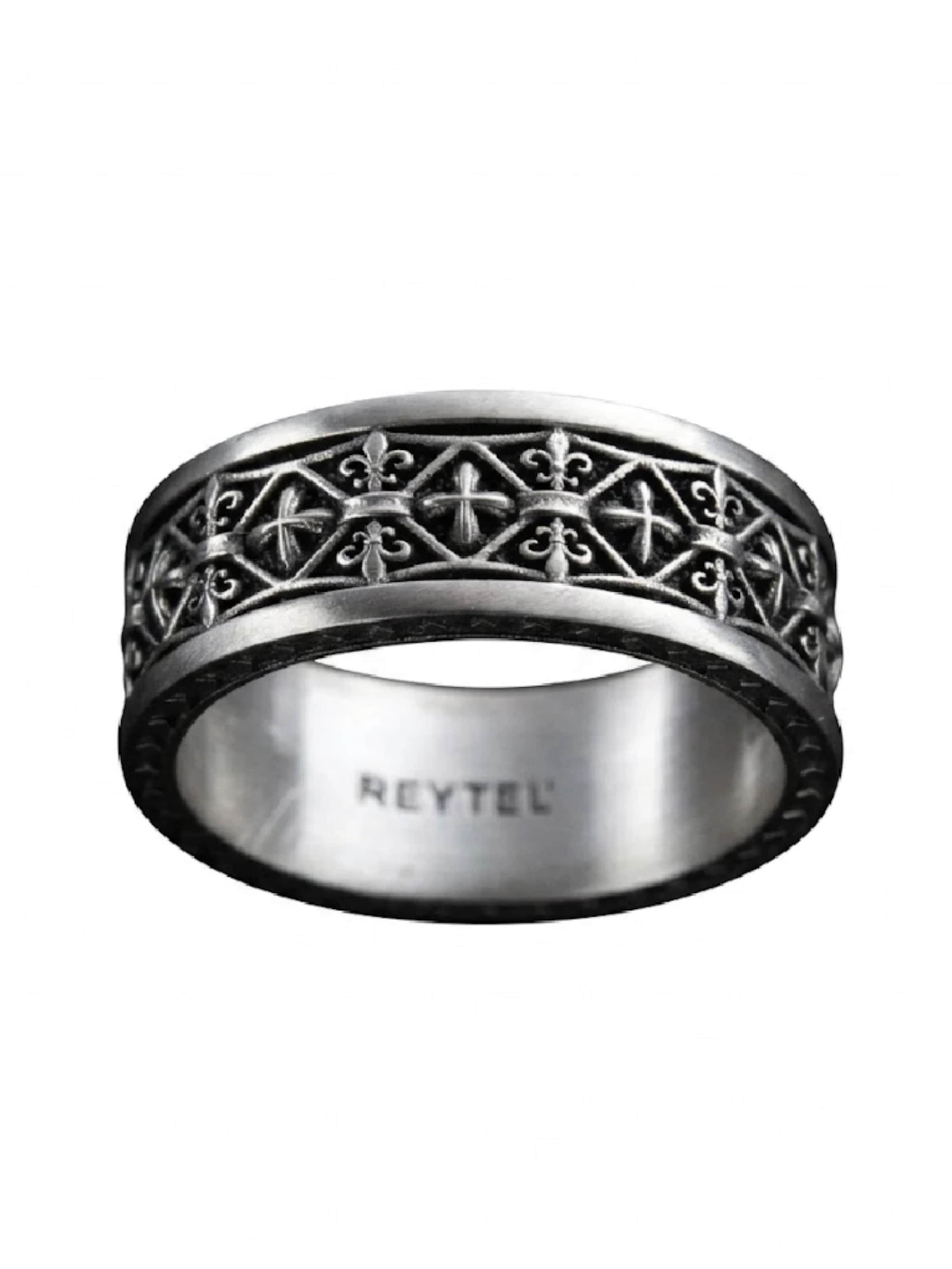 REYTEL - Anillo en plata: frente