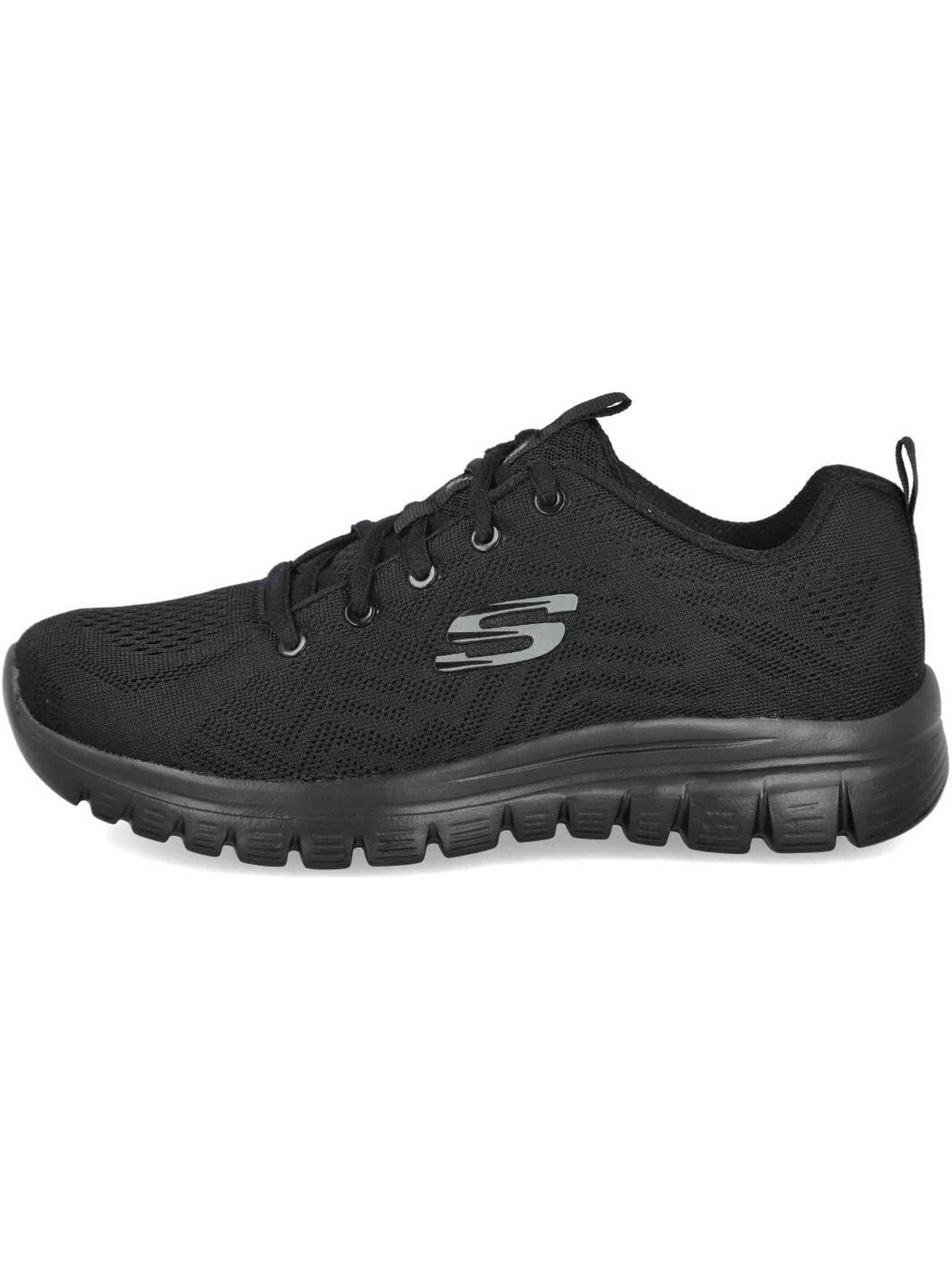 Chaussure de course '070-397596' SKECHERS en noir