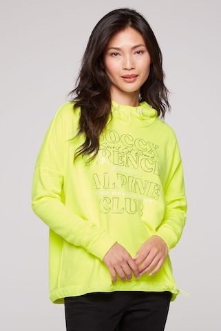 Soccx Sweatshirt in Yellow: front