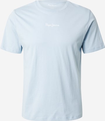 Pepe Jeans T-Shirt 'DEROK' in Blau: Vorderseite