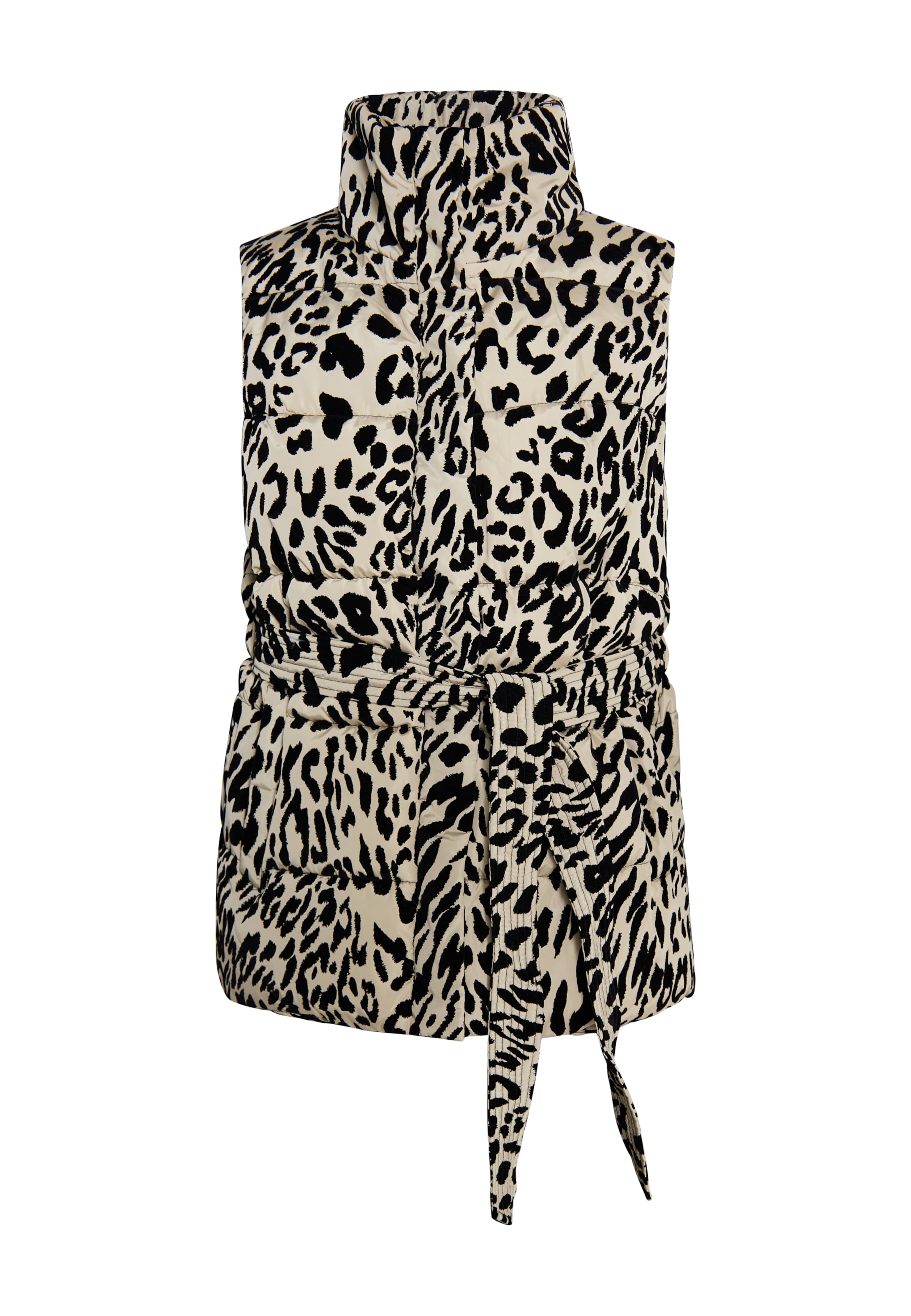 faina Γιλέκο σε μπεζ: μπροστά