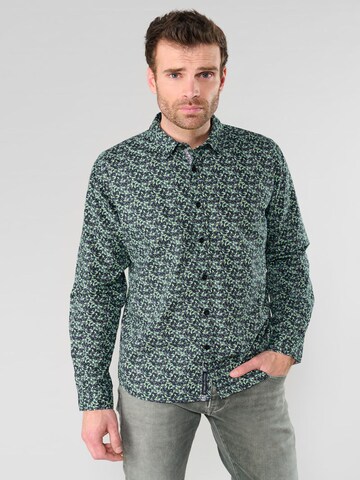 Coupe regular Chemise 'Evans' Le Temps Des Cerises en noir : devant