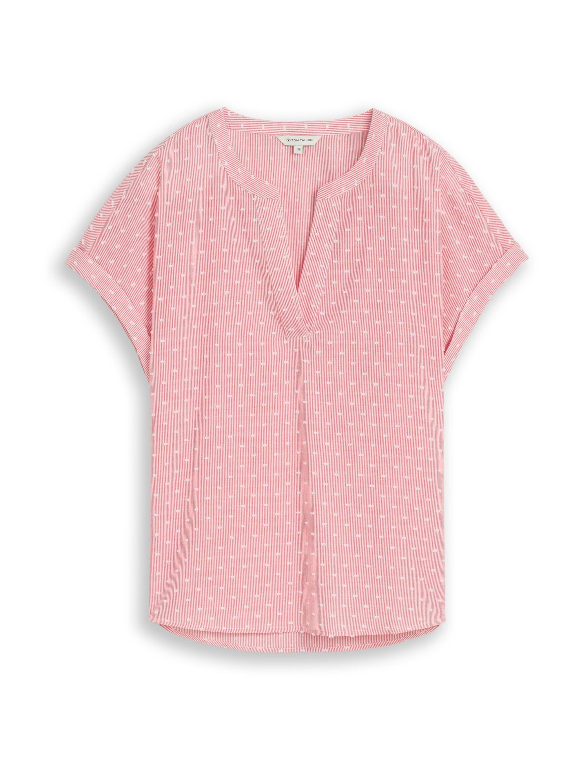 TOM TAILOR Blouse in Rood: voorkant