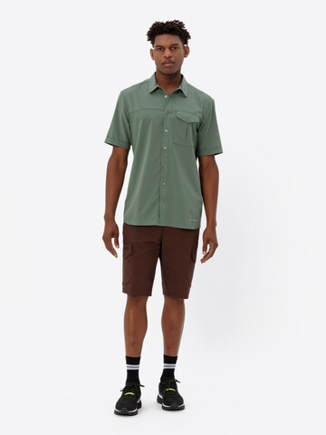 VAUDE Regular fit Athletic button up shirt 'Rosemoor II' in Green
