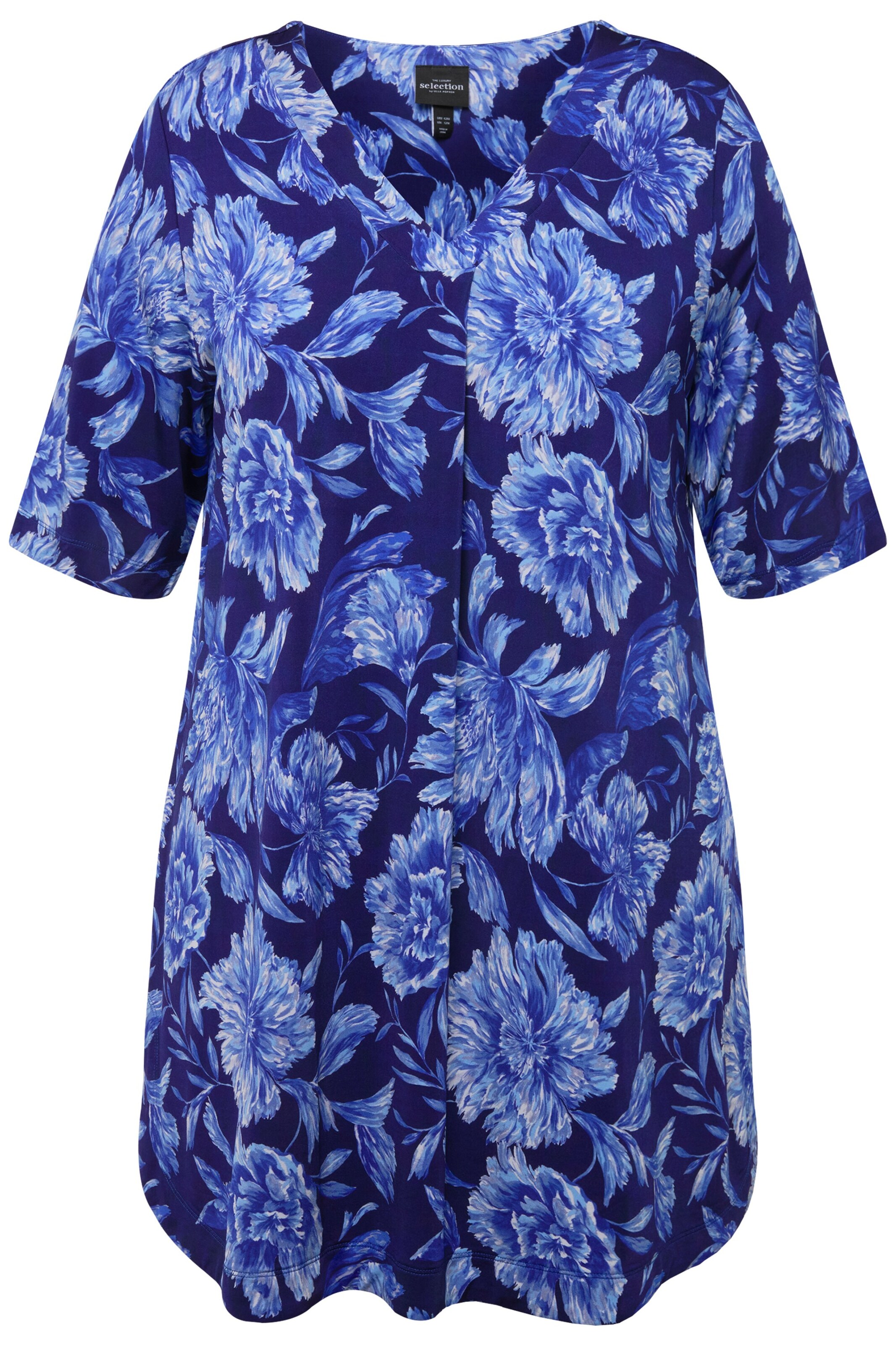 Ulla Popken Blouse in Blue: front
