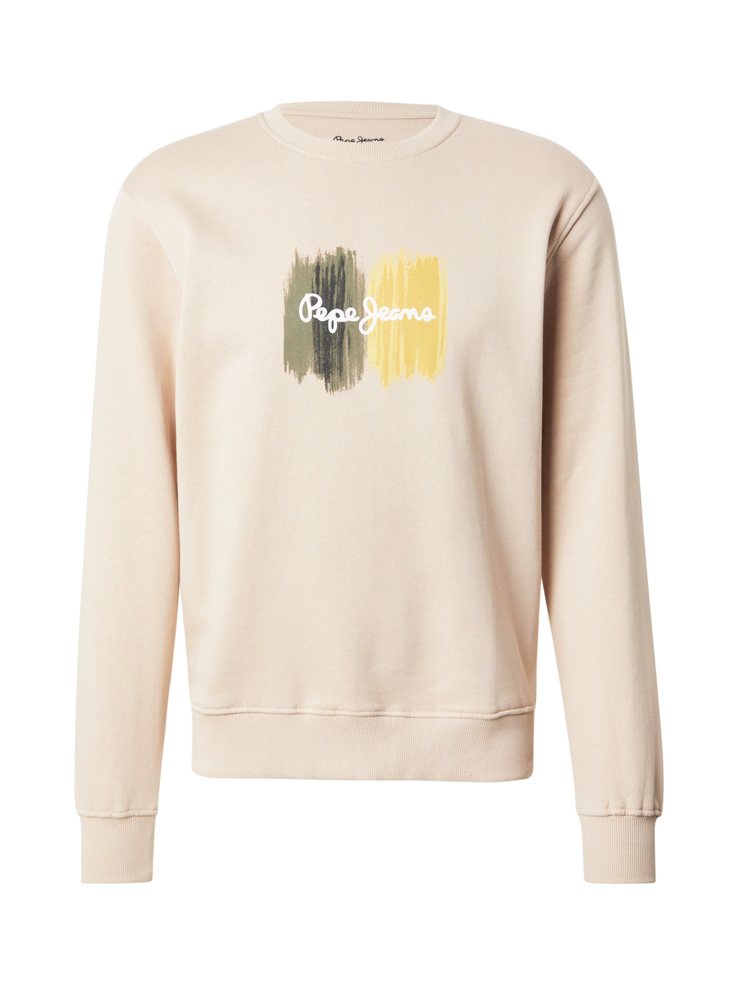 Pepe Jeans Sweatshirt in Beige: front
