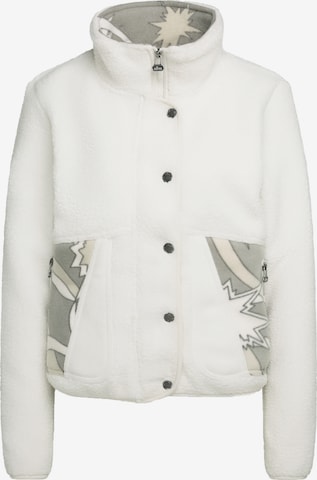 elho Fleece jacket 'Malmö' in White: front