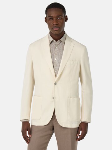 Coupe regular Veste de costume Boggi Milano en beige : devant