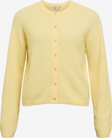 Cardigan 'OBJAgate' OBJECT en jaune : devant