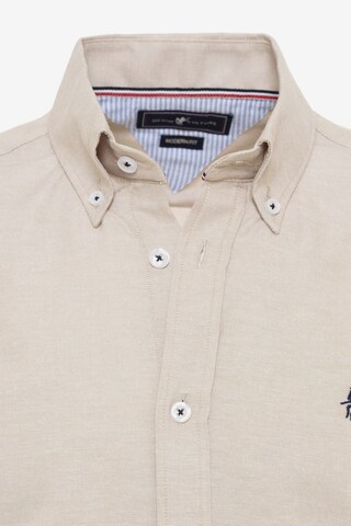 Regular fit Camicia ' EDIZ ' di DENIM CULTURE in beige