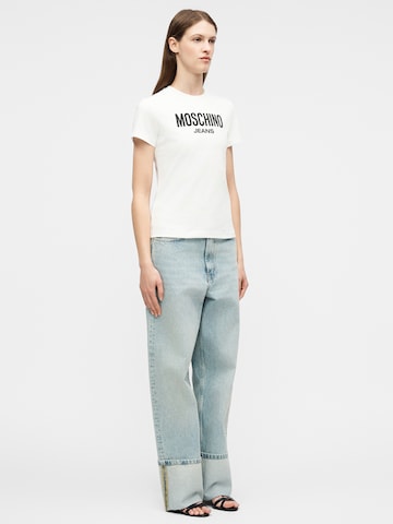Moschino Jeans - Camiseta en blanco