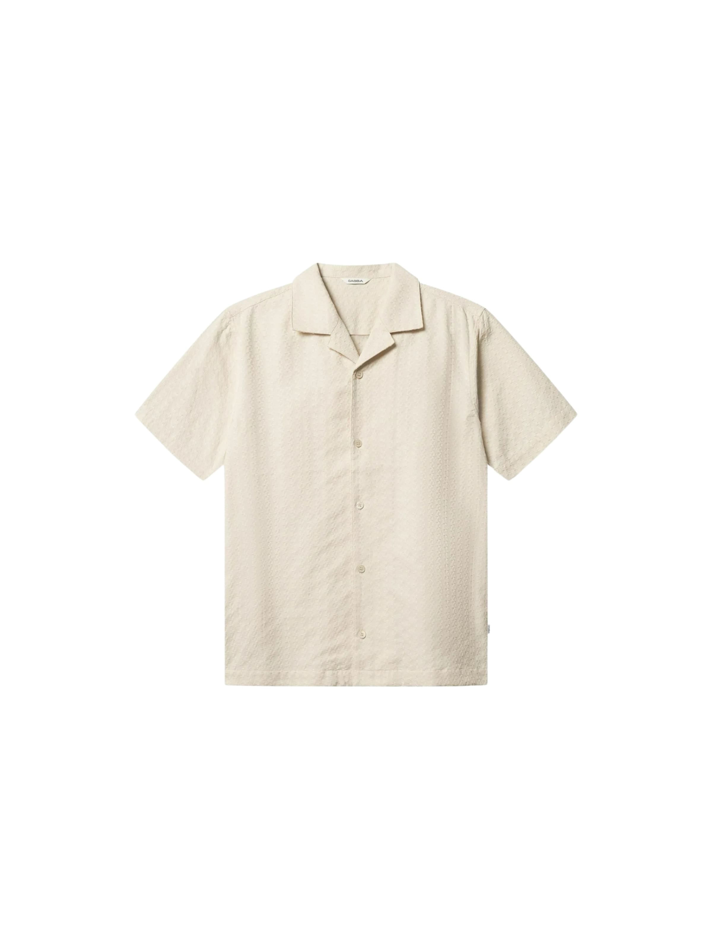 Coupe regular Chemise ' GABtemo ' GABBA en beige : devant