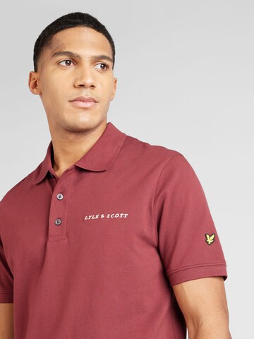 T-Shirt Lyle & Scott en rouge