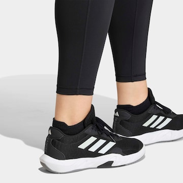 ADIDAS PERFORMANCE Skinny Workout Pants in Black