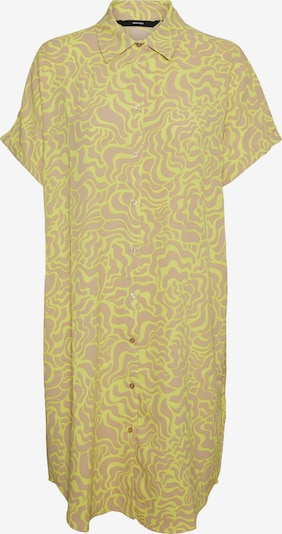 VERO MODA Blusenkleid in beige / limette, Produktansicht