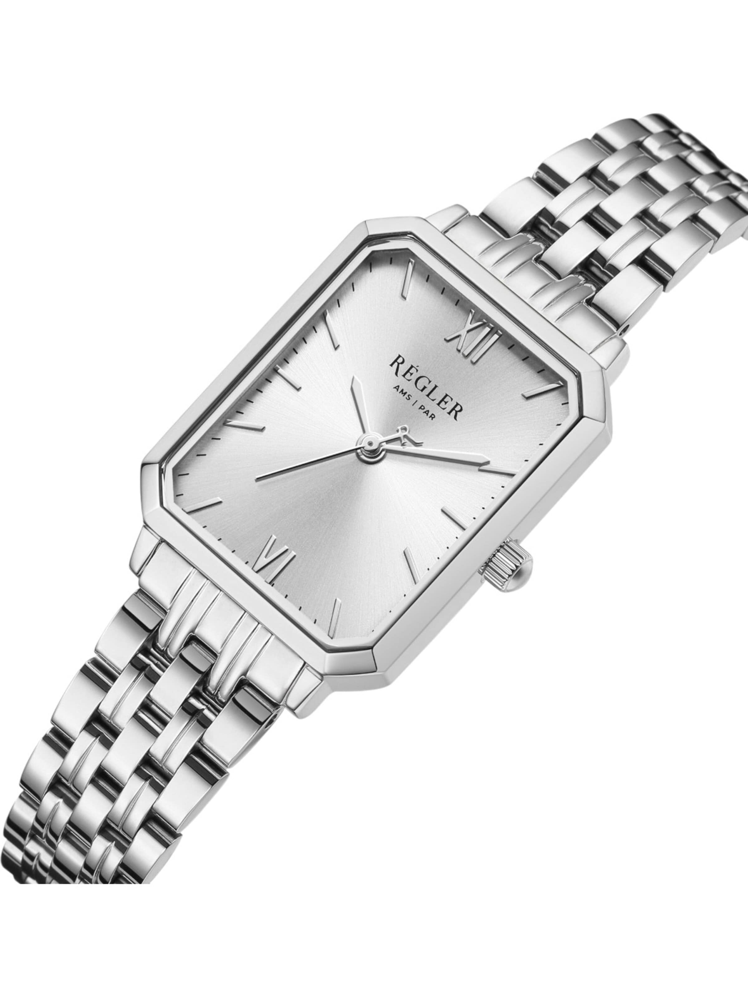 Ceas analogic 'Régler Élégance Steel Silver - Silver' de la Régler pe argintiu