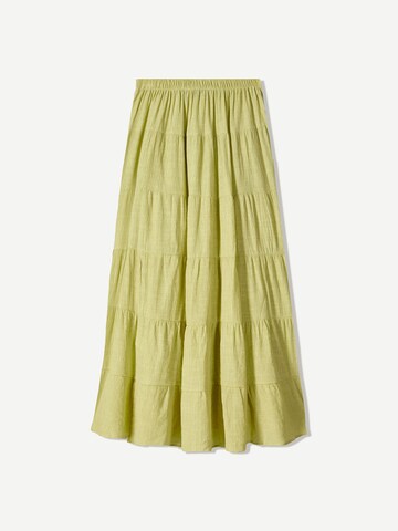 Jupe Bershka en vert