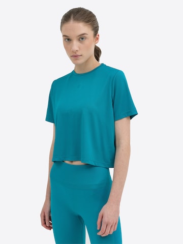 4F Functioneel shirt in Blauw: voorkant