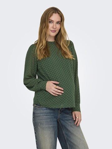 Only Maternity Blouse 'OLMEMMERY ' in Green: front