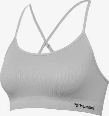 Bustier Soutien-gorge de sport 'Juno' Hummel en gris