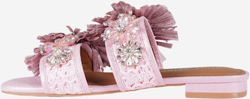Sandales Kurt Geiger en rose : devant