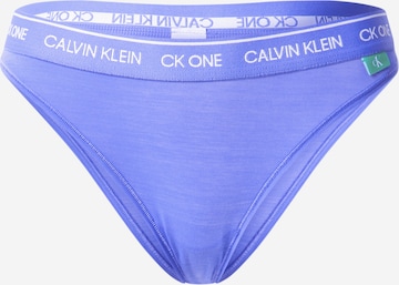 mėlyna Calvin Klein Underwear Moteriškos kelnaitės: priekis