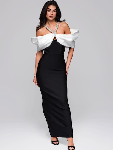 Ombre Abendkleid‌‌‌‌‌‌ in Schwarz