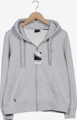 Superdry Sweatshirt & Zip-Up Hoodie in XXL in Grey: front