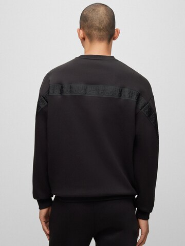 HUGO Sweatshirt 'Dettles' in Schwarz