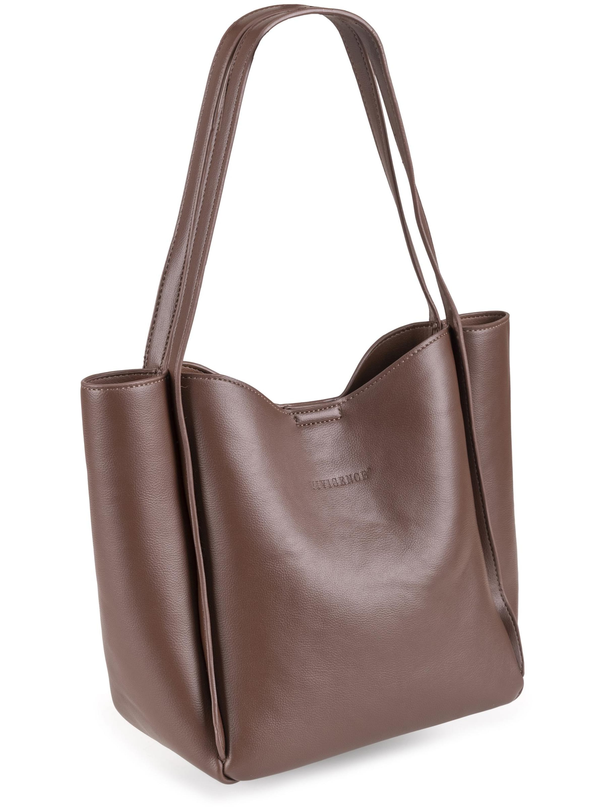 Vivisence Handtas 'T0004' in Bruin: voorkant