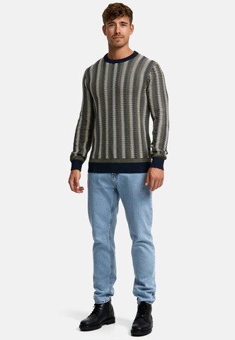 INDICODE JEANS Sweater 'Scott' in Blue
