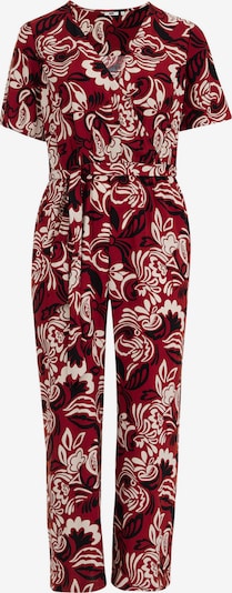 Salopeta WE Fashion pe maro ruginiu / negru / alb, Vizualizare produs