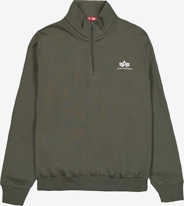 ALPHA INDUSTRIES Sweatshirt in Grün: Vorderseite