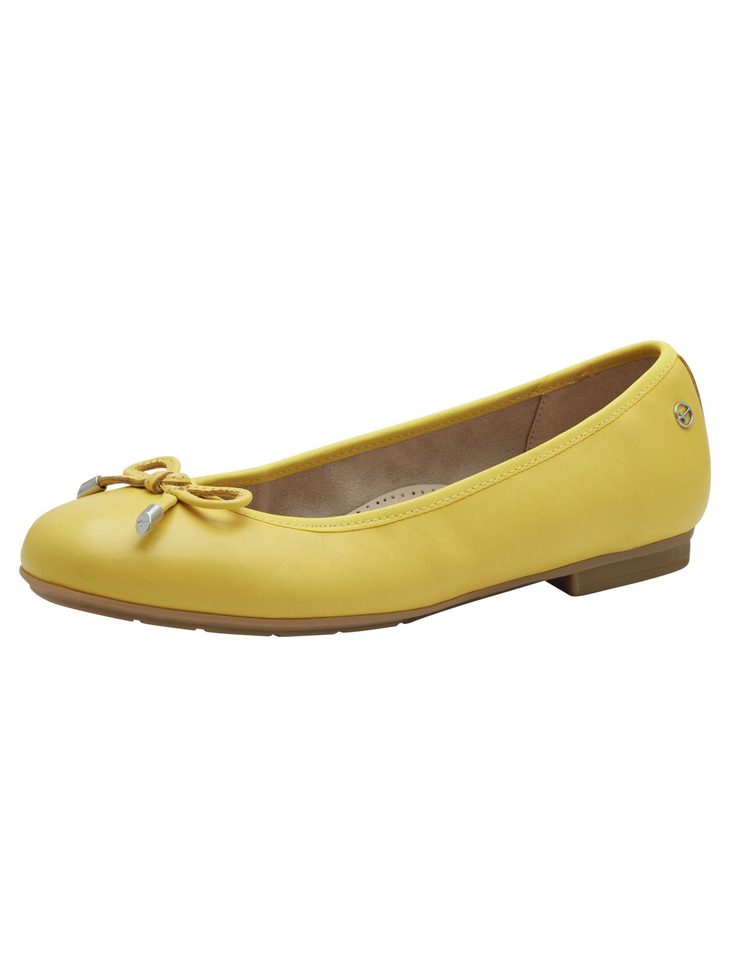 Ballerines Tamaris en jaune : devant