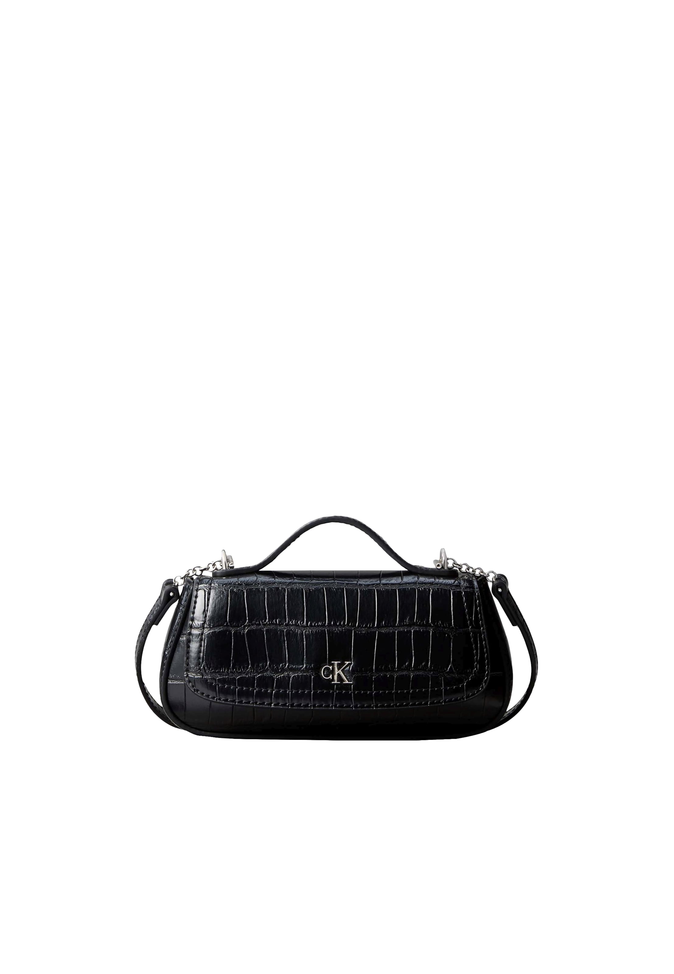 Calvin Klein - Bolso de mano en negro: frente