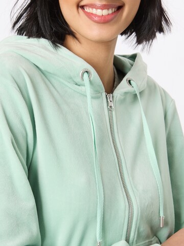 ONLY Zip-Up Hoodie 'LAYA' in Green