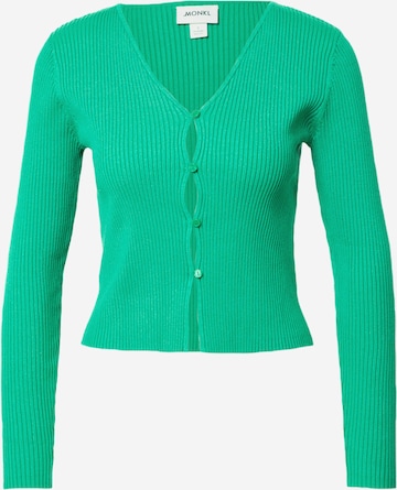 Cardigan Monki en vert : devant