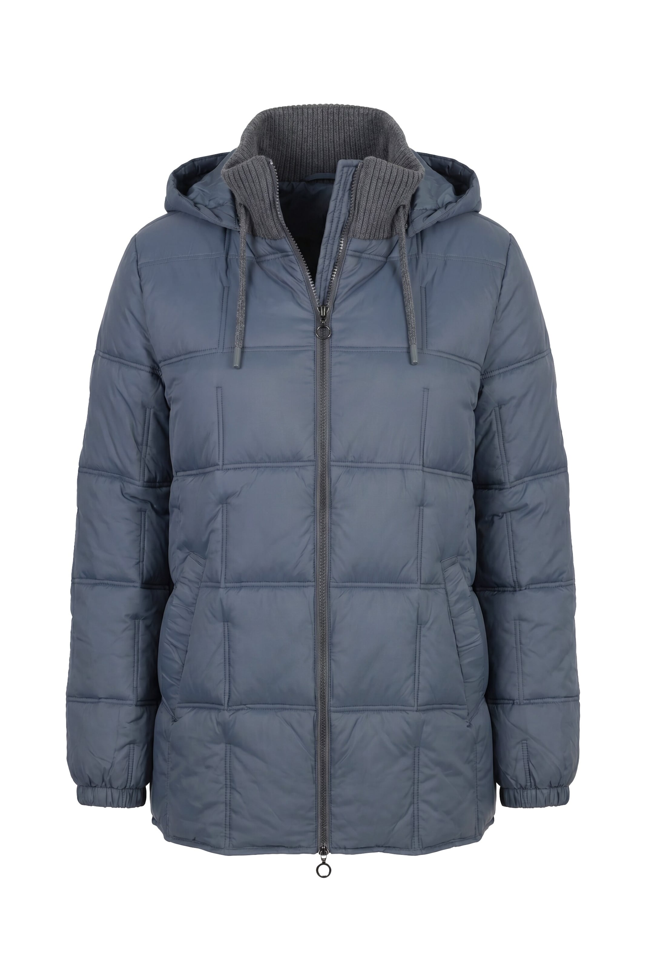 Ulla Popken Winter jacket in M-L in Smoke blue, Item view