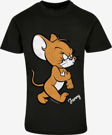 ABSOLUTE CULT Shirt 'Tom & Jerry Angry Mouse' in Black: front