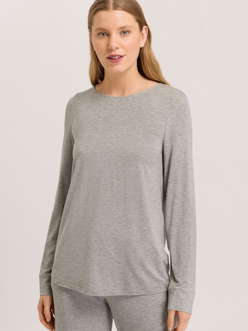 Hanro Shirt ' Natural Elegance ' in Grey: front