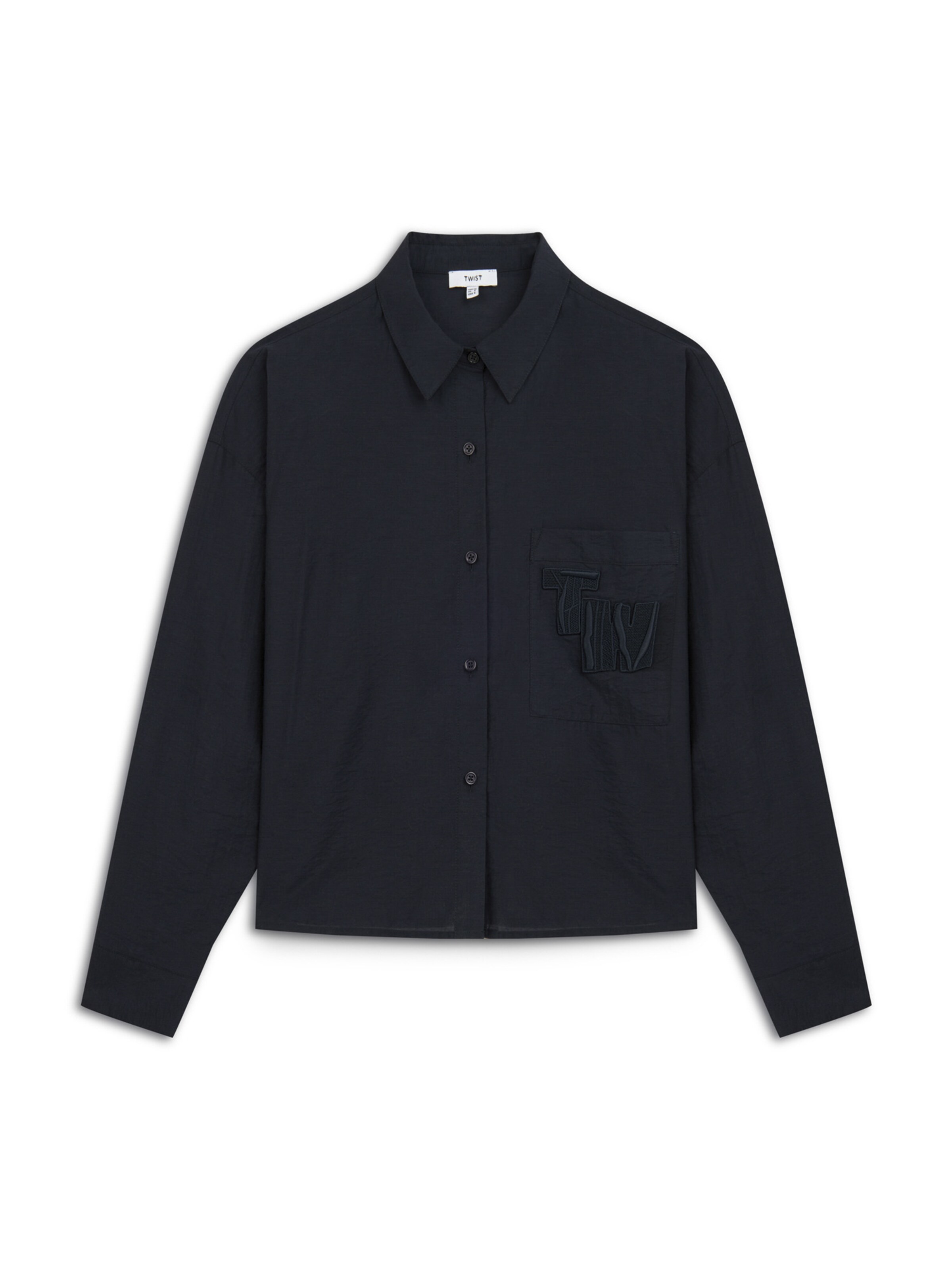 Twist Blouse in Blauw: voorkant