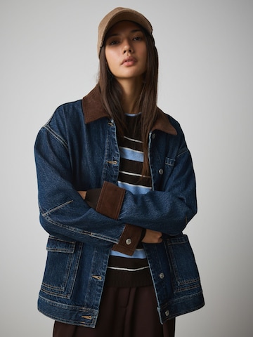 Next Between-season jacket in Blue: front