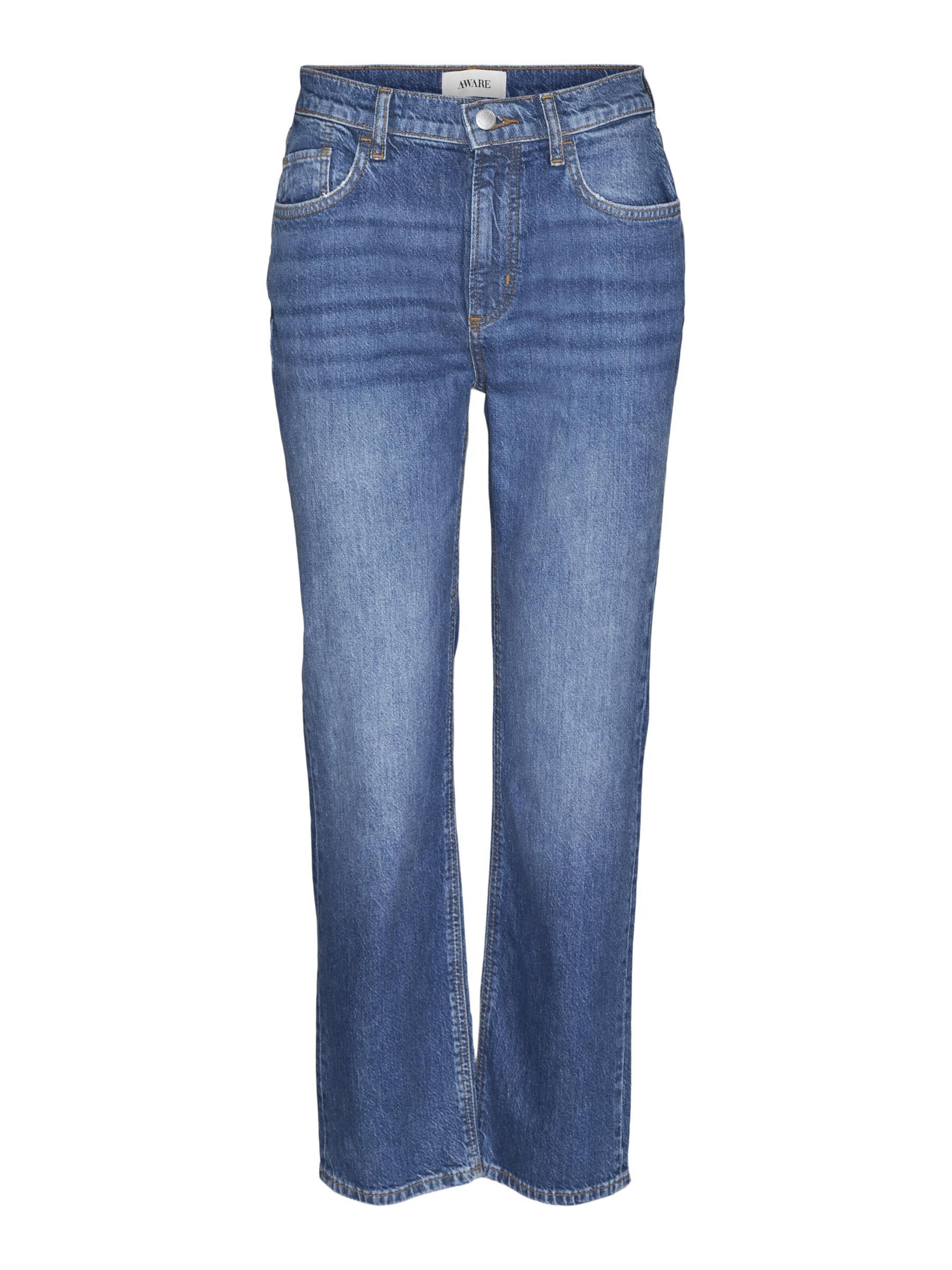 VERO MODA Regular Jeans 'ELIA' in Blauw: voorkant