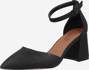 CALL IT SPRING Дамски обувки на ток с отворена пета 'DALIAA' в черно: отпред