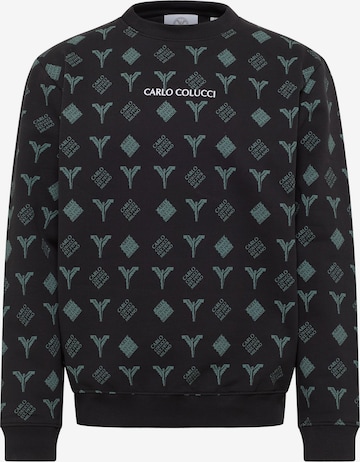 Sweat-shirt 'Faistnauer' Carlo Colucci en noir : devant
