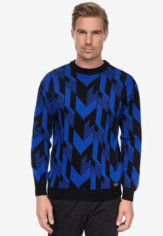 Rusty Neal Sweater in Blue: front